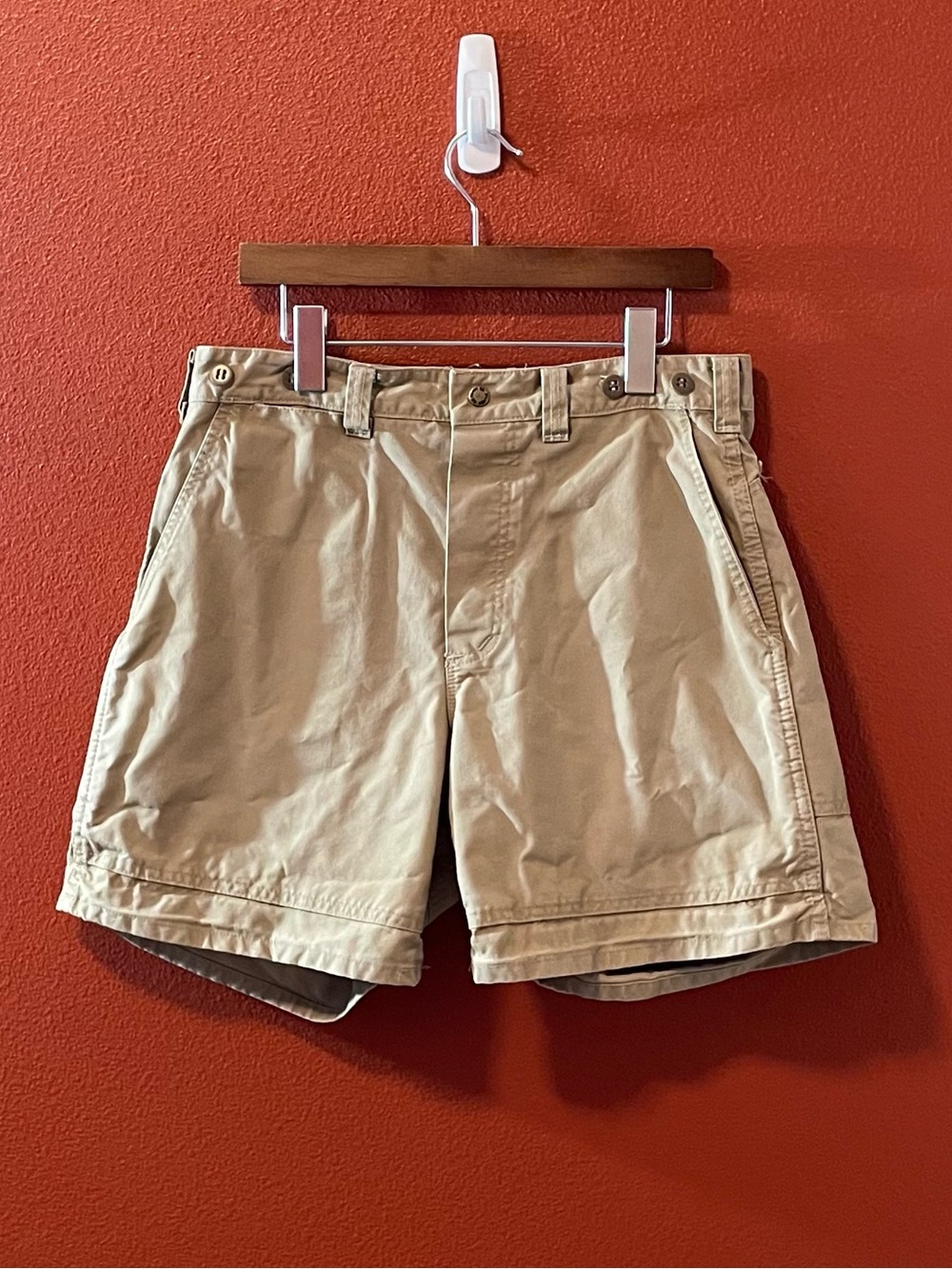 Filson Men’s Vintage Dry Tin Tan Chino Cloth Cotton Safari Hiking Workwear Short